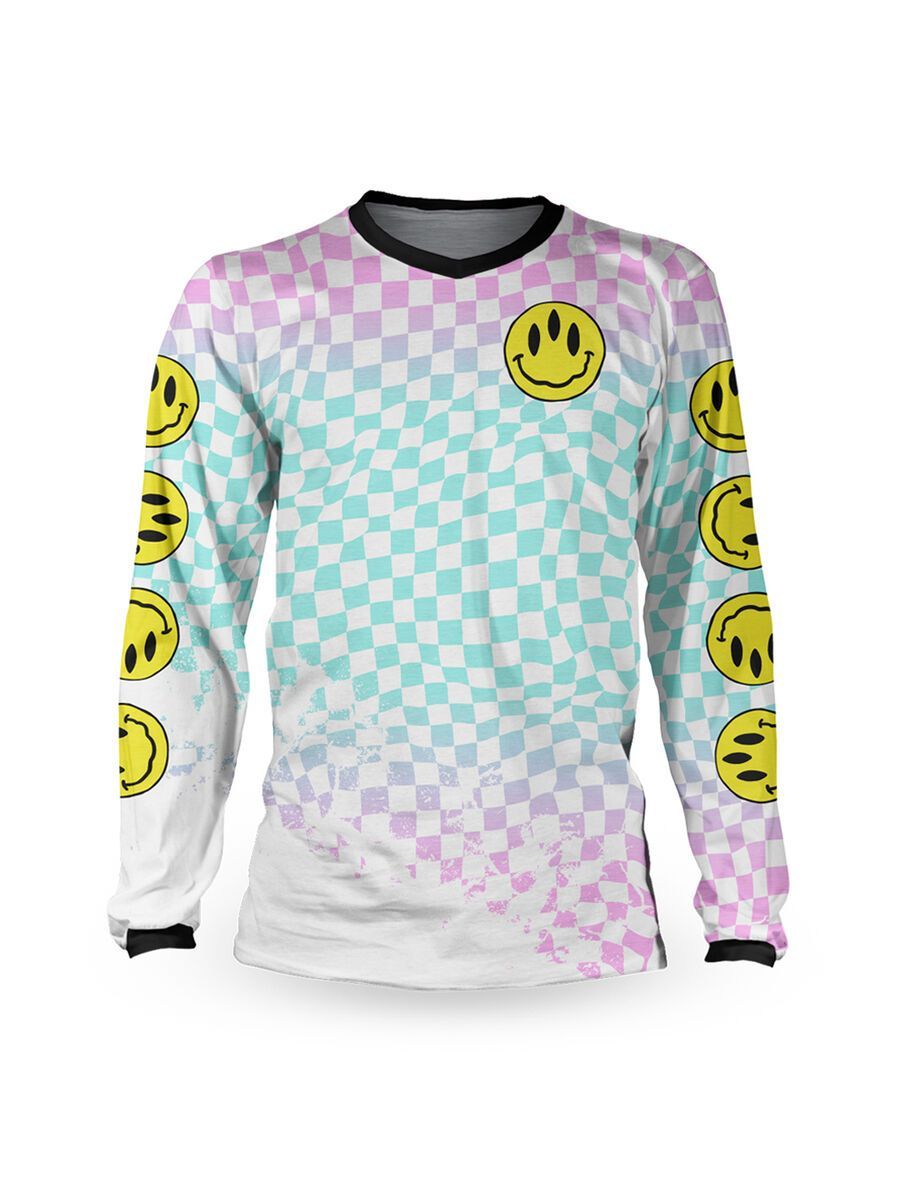 Loose Riders Cult of Shred Jersey LS Stoked! 80's, multicolor - Bild 1