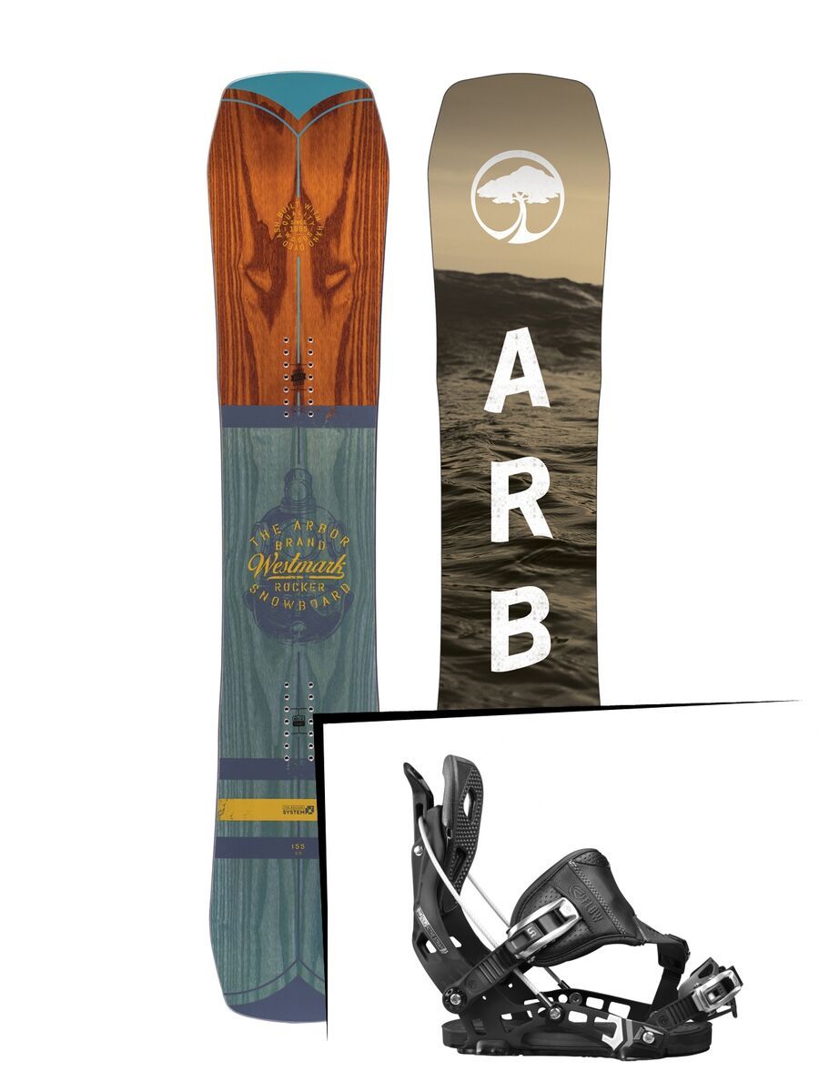 Set: Arbor Westmark Rocker 2017 + Flow NX2 Hybrid (1718336S) - Bild 1