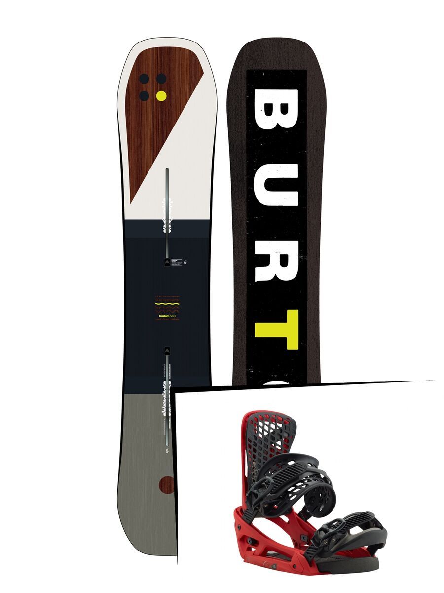 Set: Burton Custom Flying V 2019 +  Genesis EST (1930981S) - Bild 1