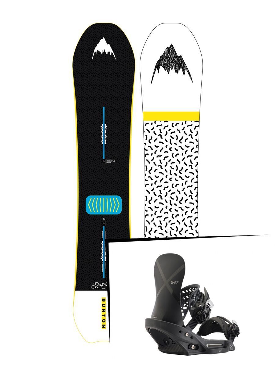 Set: Burton Deep Thinker 2019 +  X-Base EST (1931145S) - Bild 1