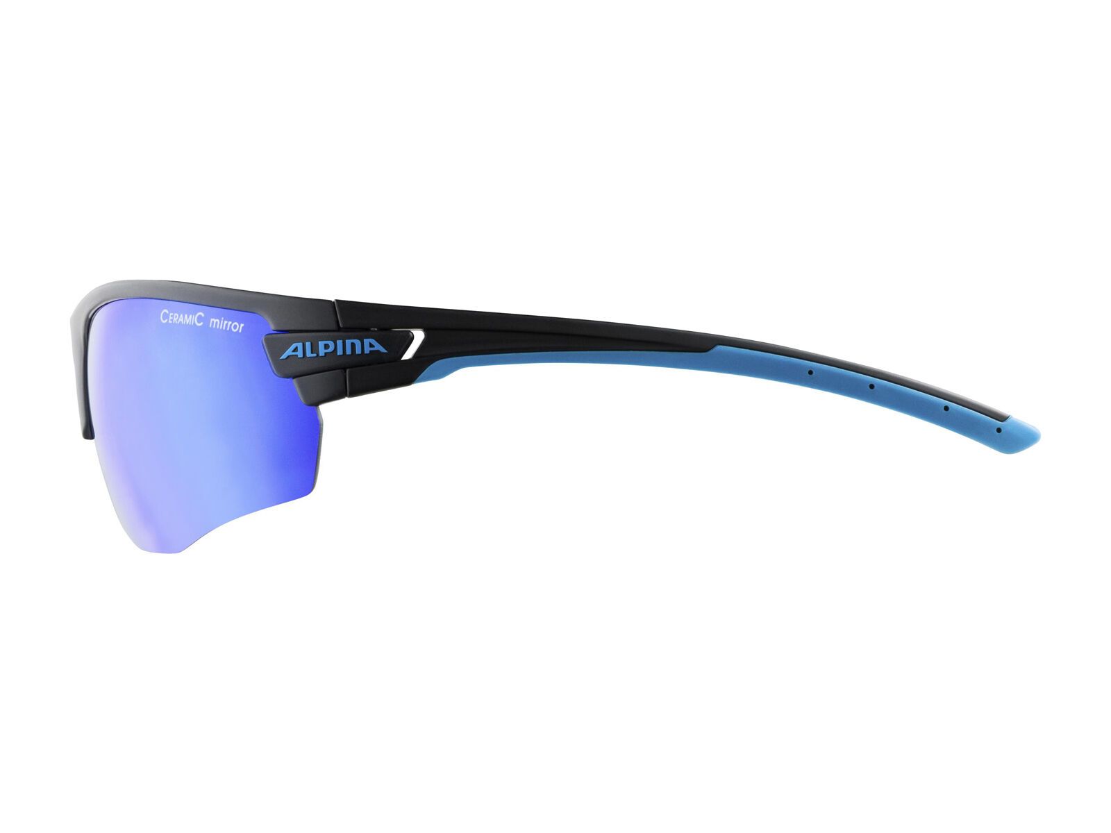 Alpina Tri-Scray 2.0 HR - Mirror Blue, black matt-cyan - Bild 2