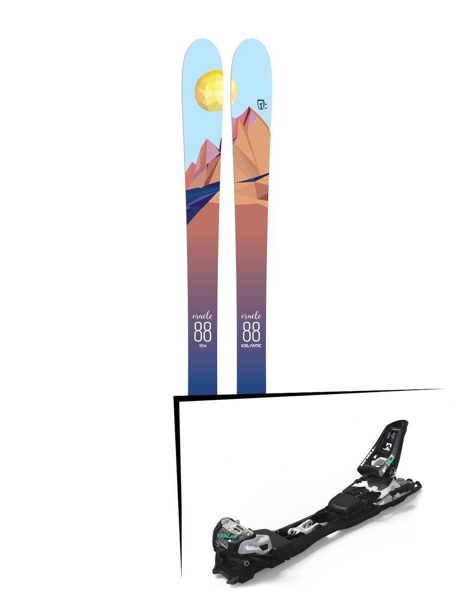 Set: Icelantic Oracle 88 2018 + Marker F10 Tour black/white - Bild 1
