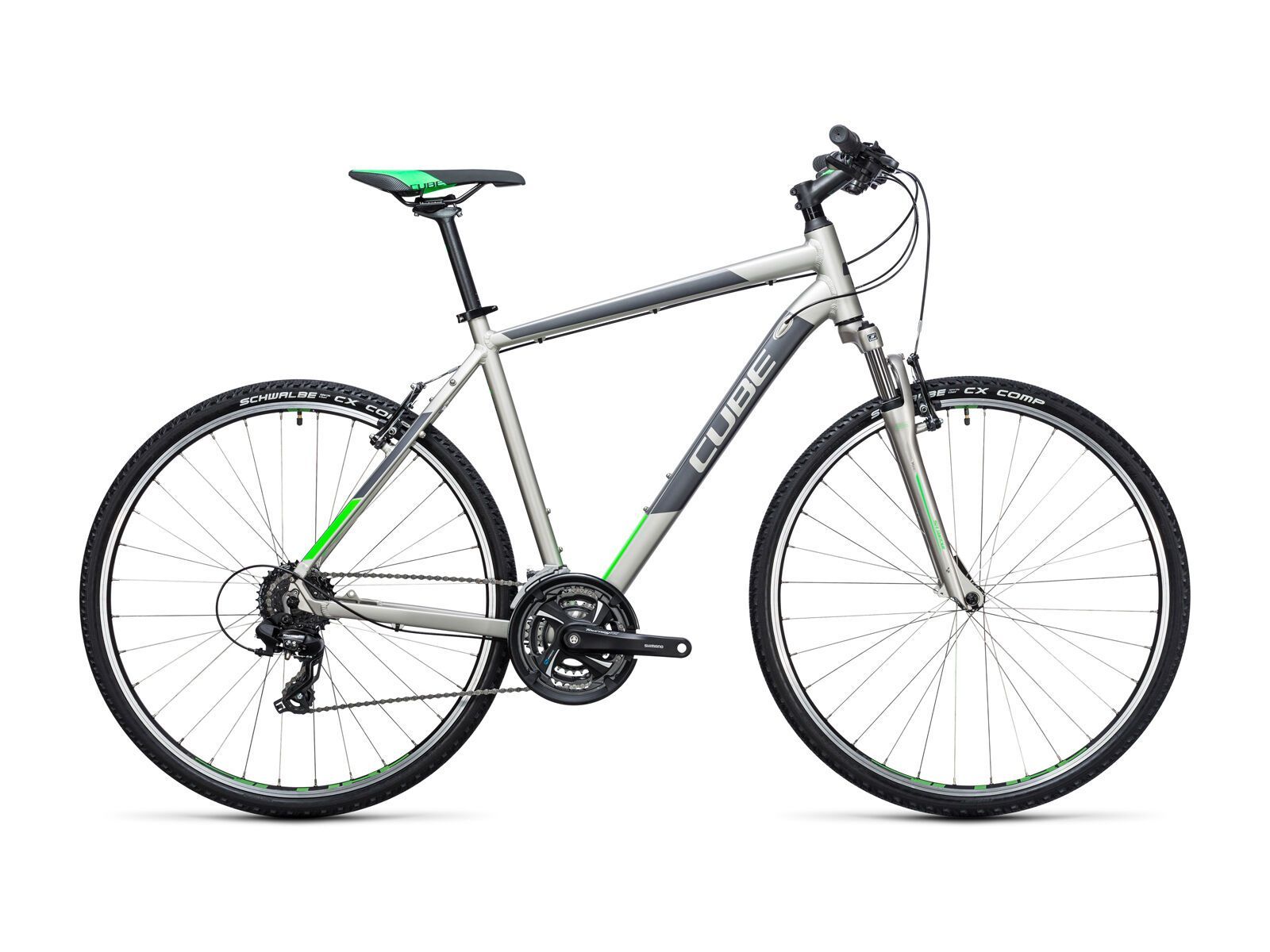 Cube Curve, silver´n´flashgreen - Bild 1