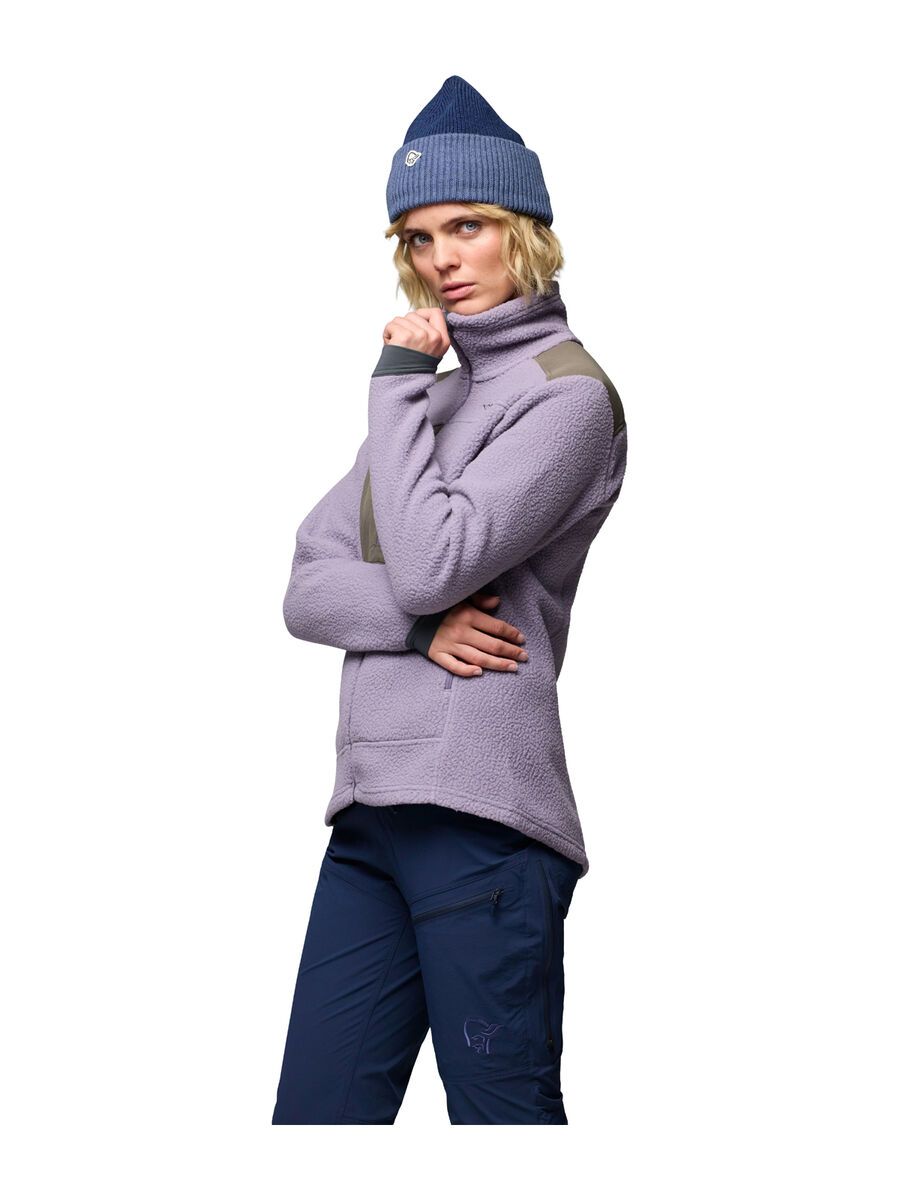 Norrona trollveggen warm3 Jacket W's, purple sage - Bild 6