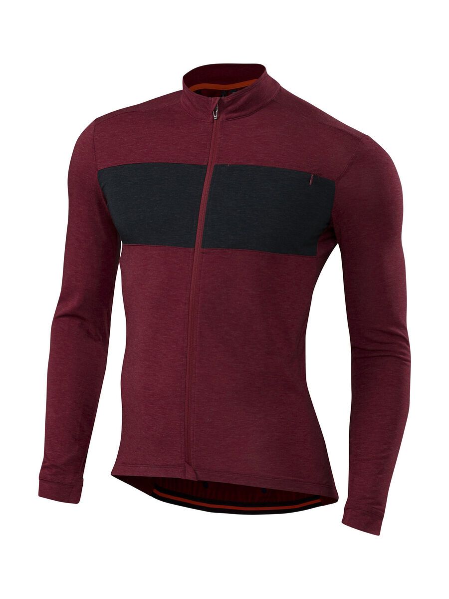 Specialized RBX Drirelease Merino Long Sleeve Jersey, burgundy - Bild 1