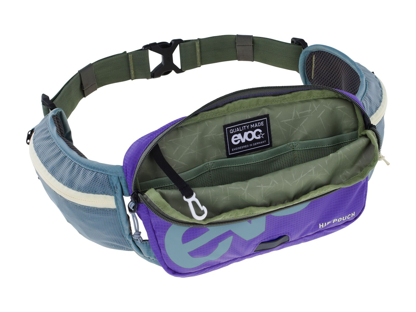 Evoc Hip Pouch, steel/violet/dark olive - Bild 4