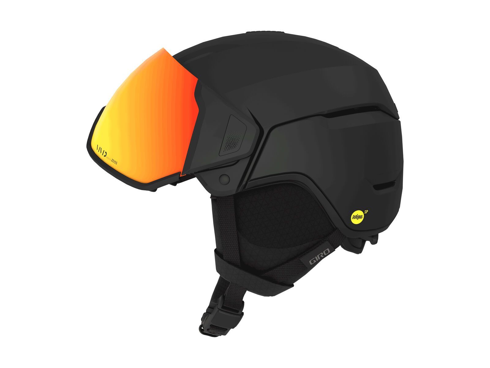 Giro Orbit Spherical MIPS, matte black + vivid ember - Bild 3