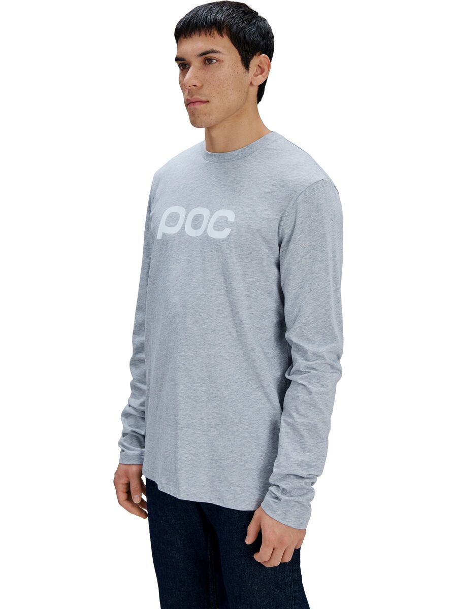 POC L/S Tee, grey melange - Bild 3