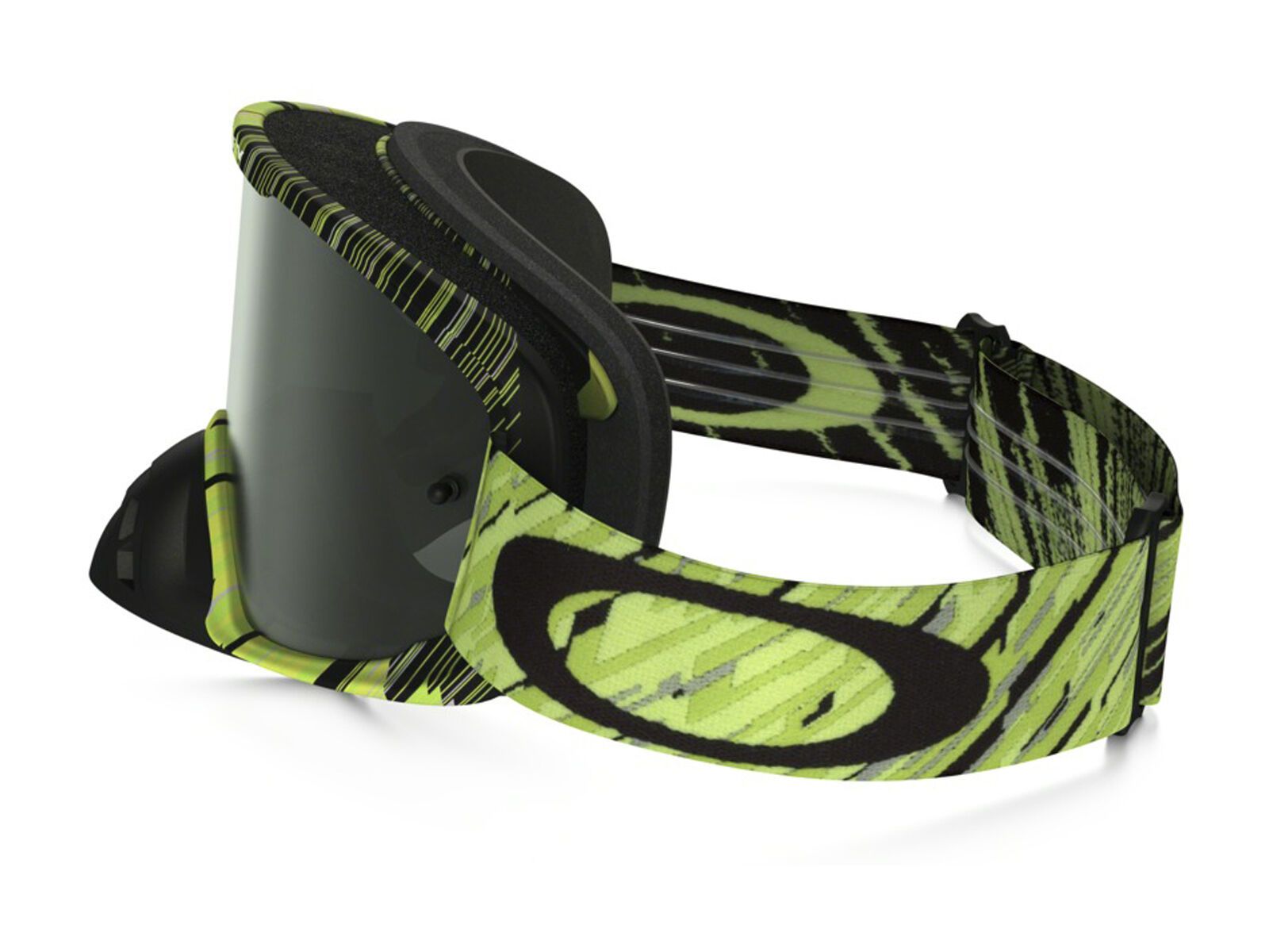 Oakley O2 MX, rain of terror green/yellow/Lens: dark grey - Bild 4