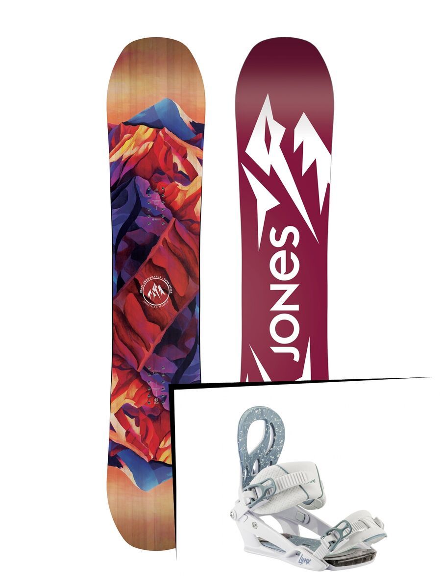 Set: Jones Twin Sister 2019 + Nitro Lynx fresh powder - Bild 1