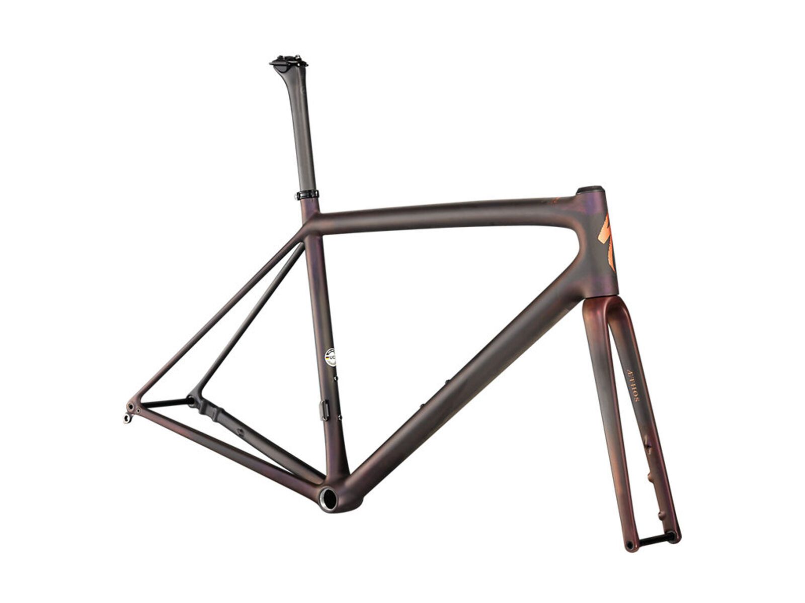 Specialized S-Works Aethos Frameset, carbon/red gold chameleon/bronze - Bild 1