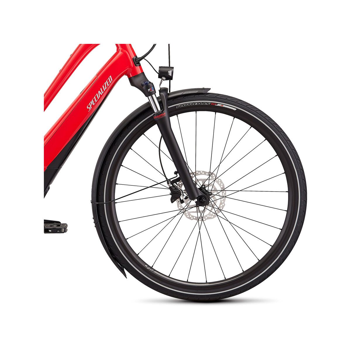 Specialized Turbo Como 4.0 Low Entry, flo red w/ghostblue pearl/black/chrome - Bild 4