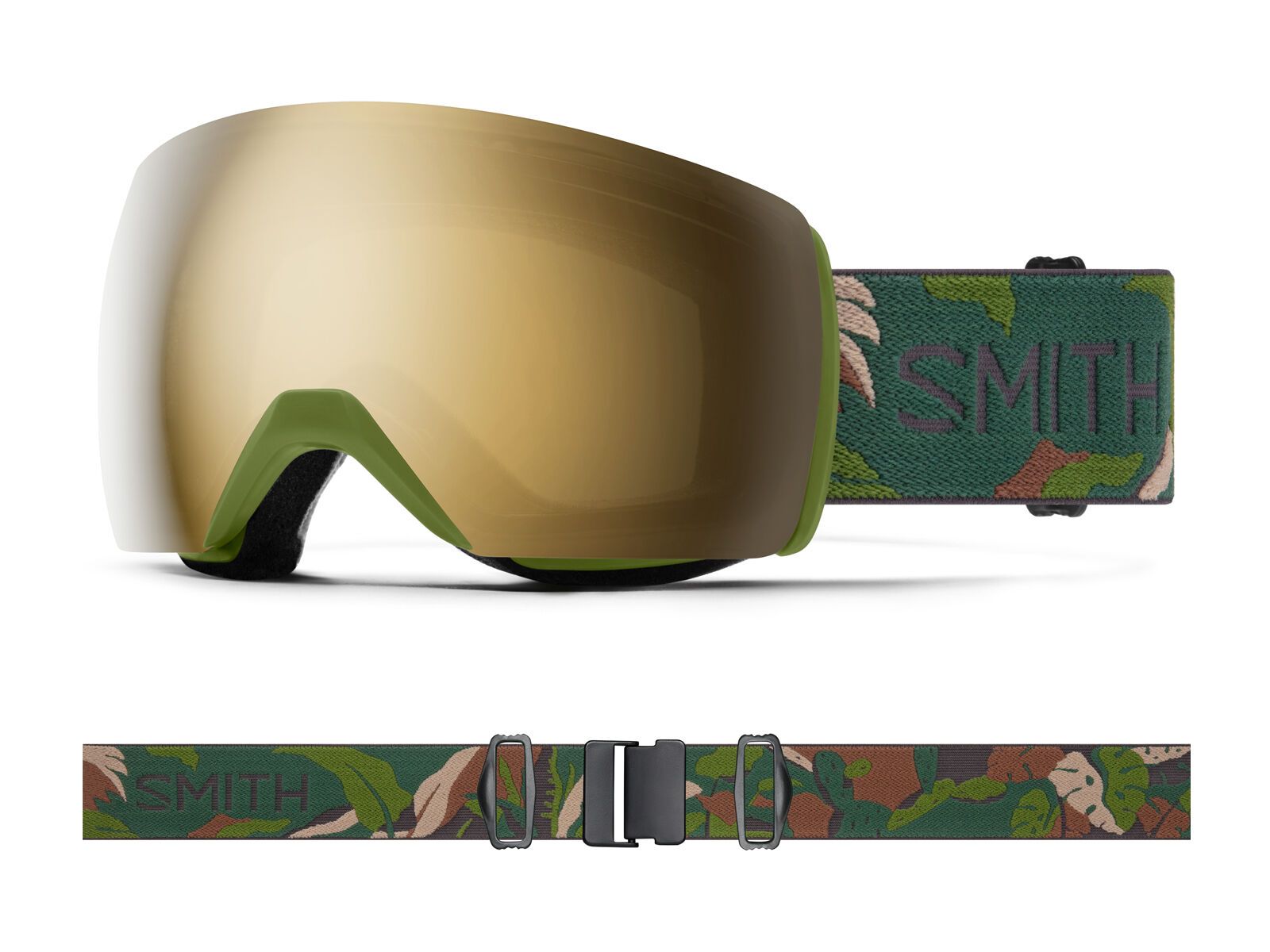 Smith Skyline XL - ChromaPop Sun Black Gold Mir, olive plant camo - Bild 3