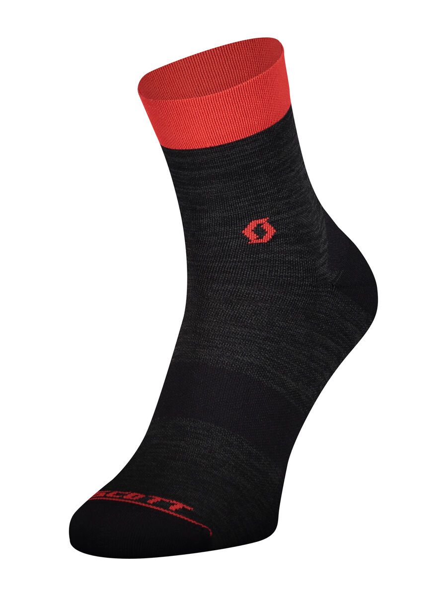 Scott Trail Quarter Socks, dark grey/fiery red - Bild 1