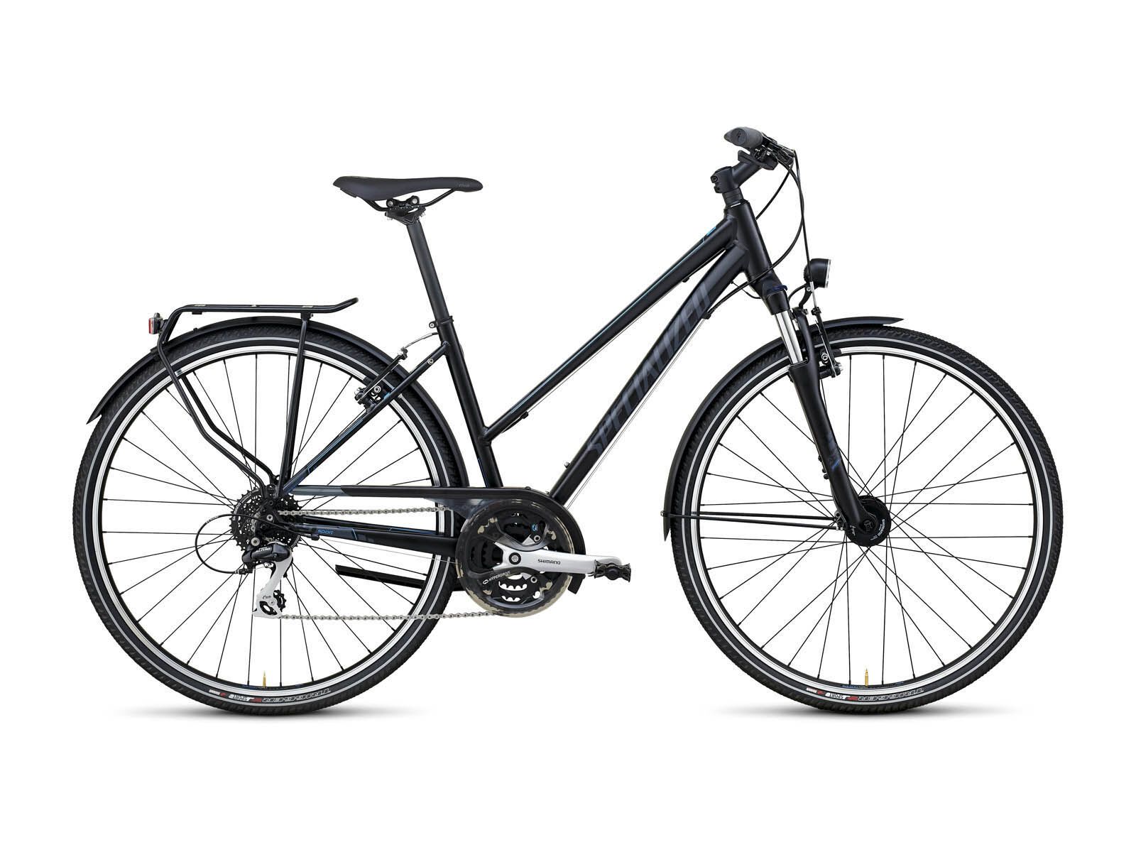 Specialized Crossover Sport Step, Black/Neon Blue/Graphite - Bild 1