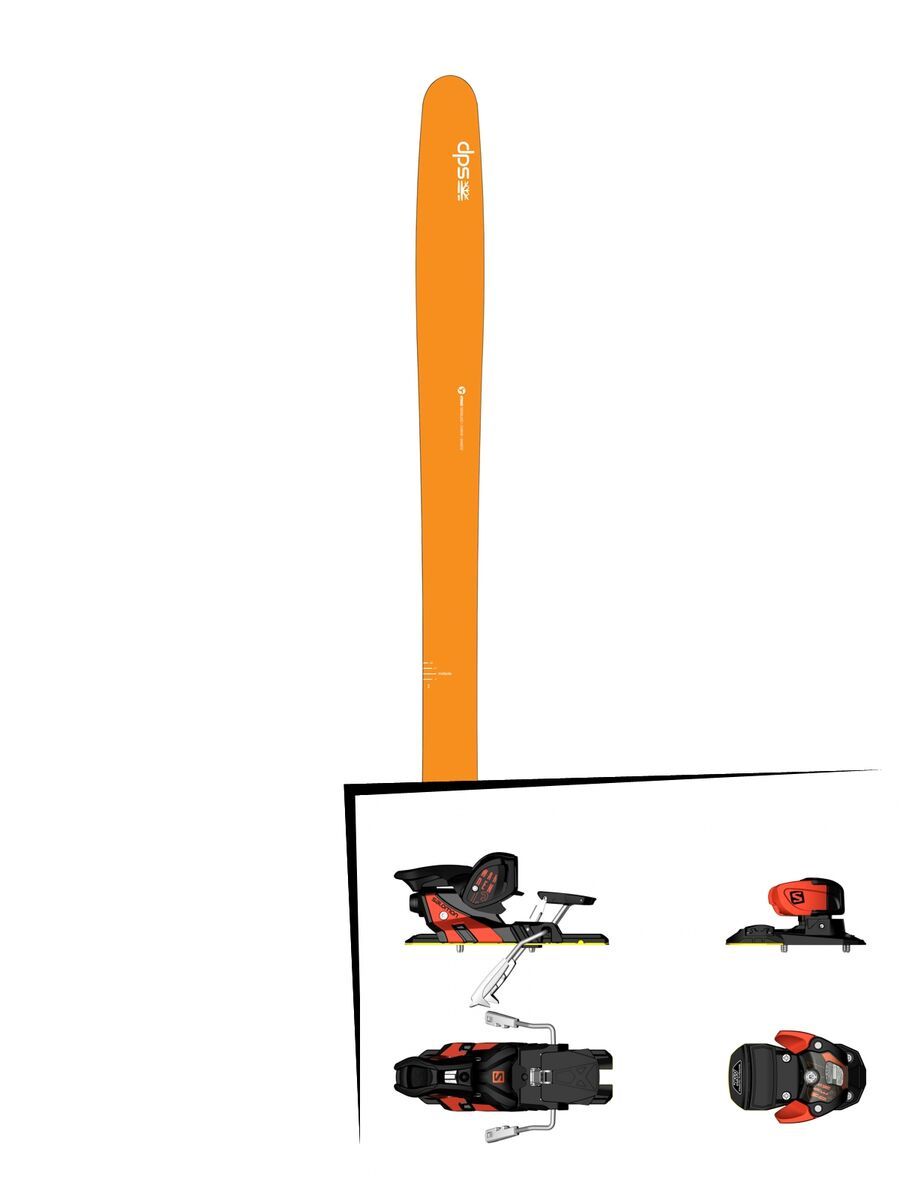 DPS Skis Set: Wailer 99 Hybrid 2016 + Salomon Warden MNC 13 - Bild 1