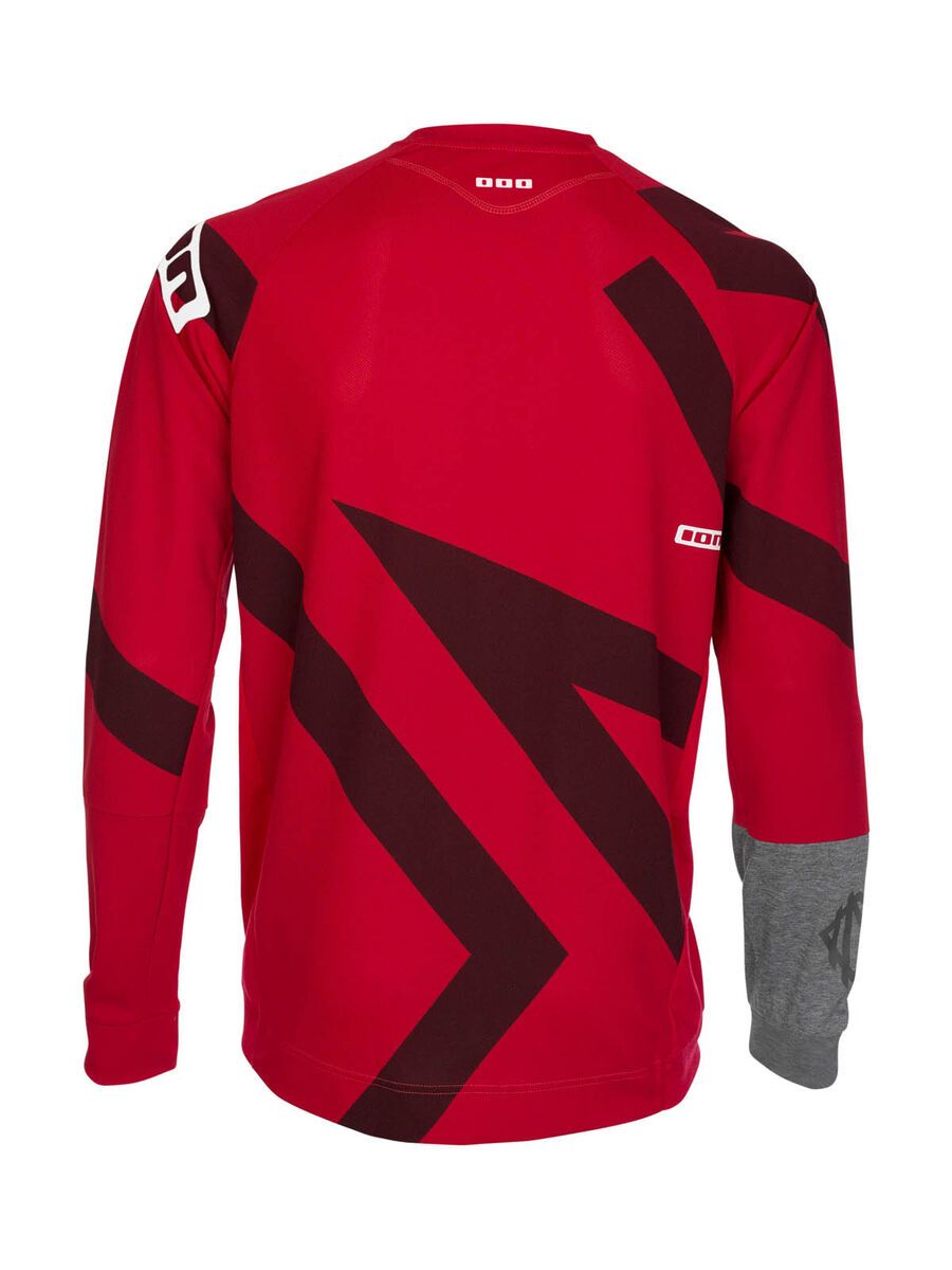 ION Bike Tee LS Helium, tango red - Bild 2