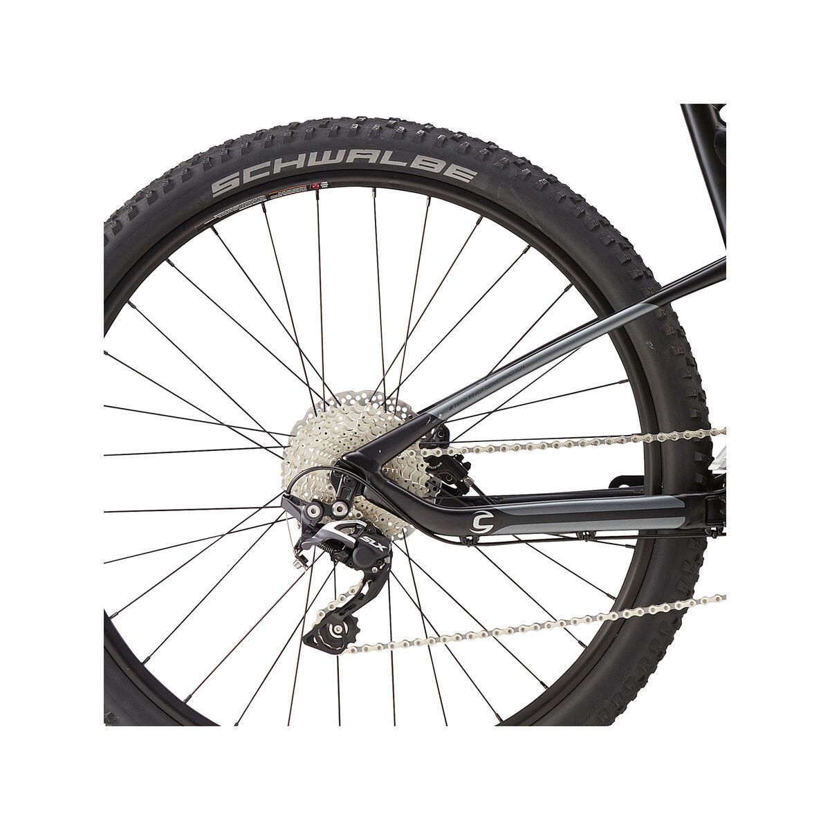 Cannondale Habit 5, jet black w/ fine silver, charcoal grey, matte - Bild 4