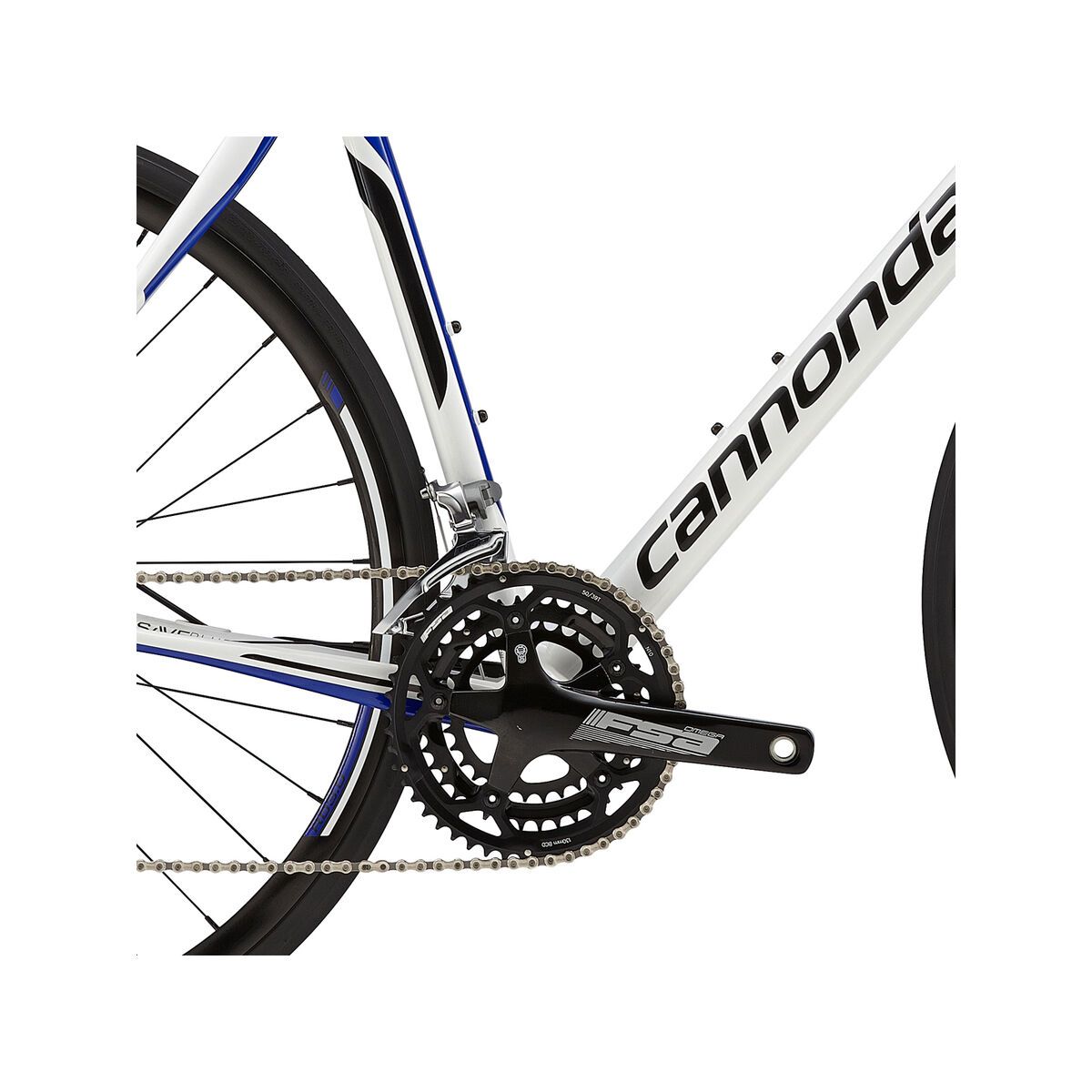 Cannondale Synapse Alloy Tiagra Disc, magnesium white with ultra blue and jet black, gloss - Bild 3