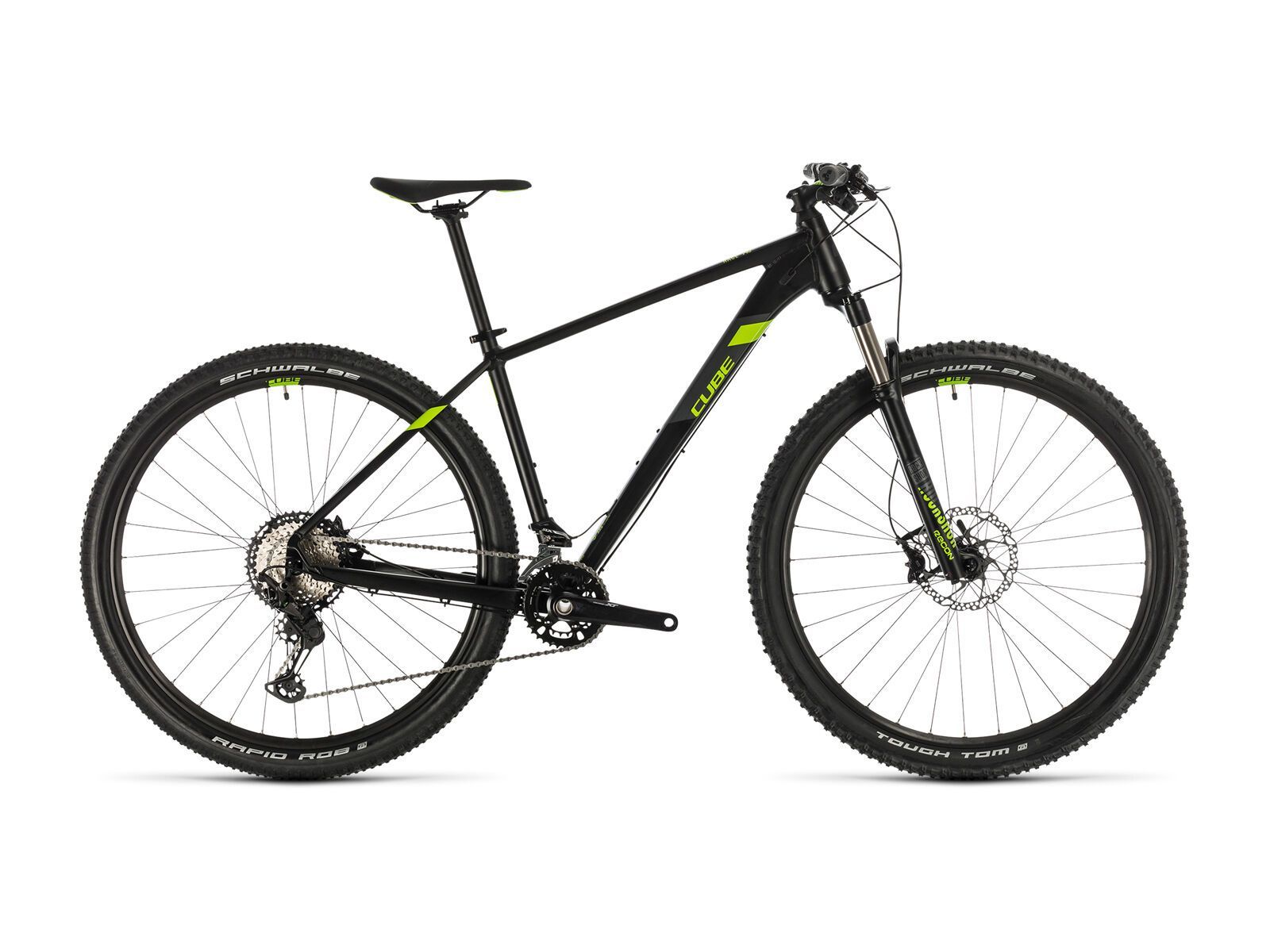 *** 2. Wahl *** Cube Race ONE 29 2020, black´n´green - Mountainbike | Größe 17 Zoll - Bild 1