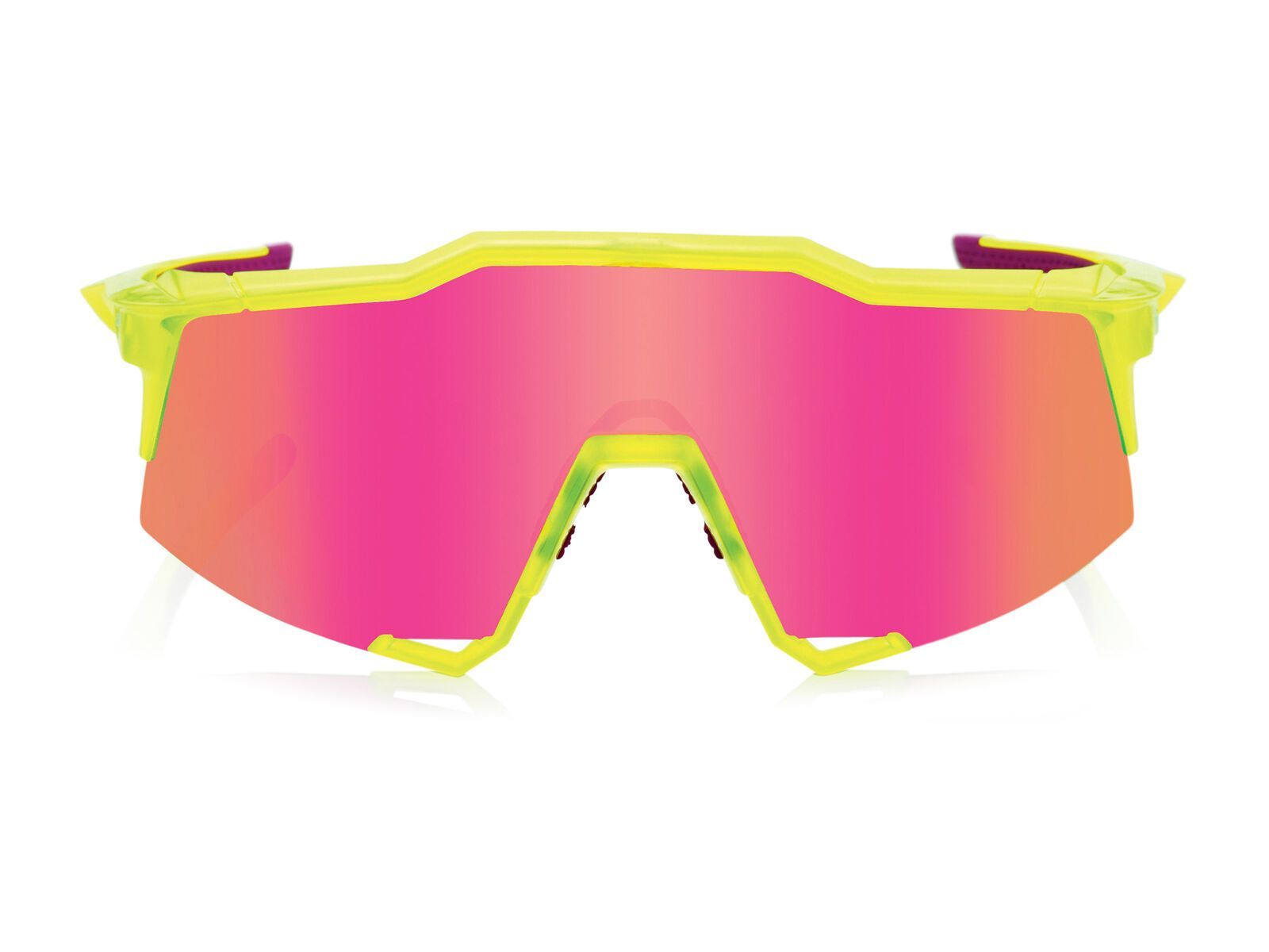 100% Speedcraft, acidulous/Lens: purple multilayer mirror - Bild 5