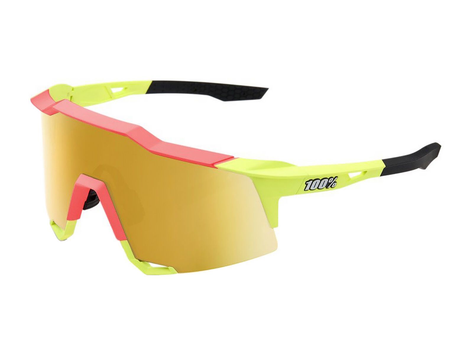 100% Speedcraft - Flash Gold ML Mir, washed out neon yellow - Bild 1