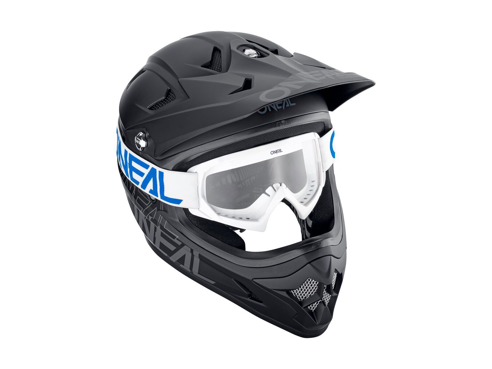 ONeal B-10 Youth Goggle Solid, white/blue/Lens: clear - Bild 2