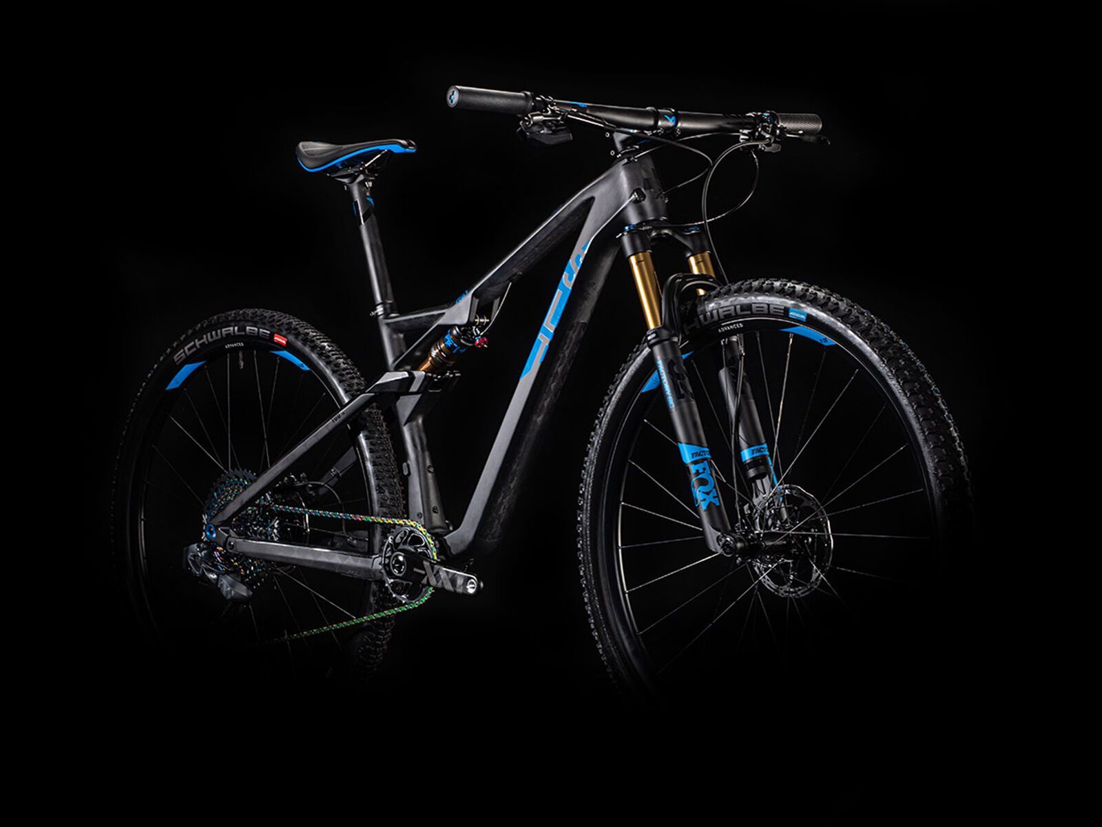 Cube AMS 100 C:68 SLT 29, carbon´n´blue - Bild 2