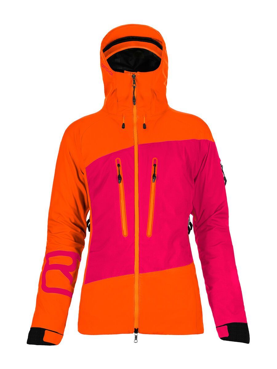 Ortovox 3L Merino Guardian Shell Jacket W, crazy orange - Bild 1