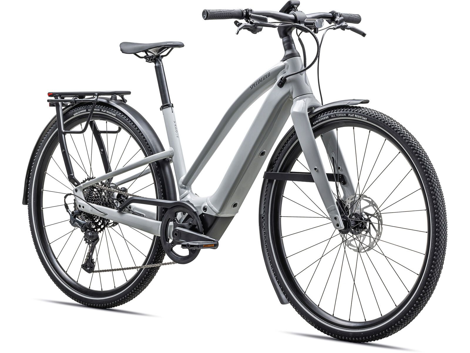 Specialized Turbo Vado SL 2 5.0 Step-Through EQ, gloss dove gray/cool grey frost - Bild 2