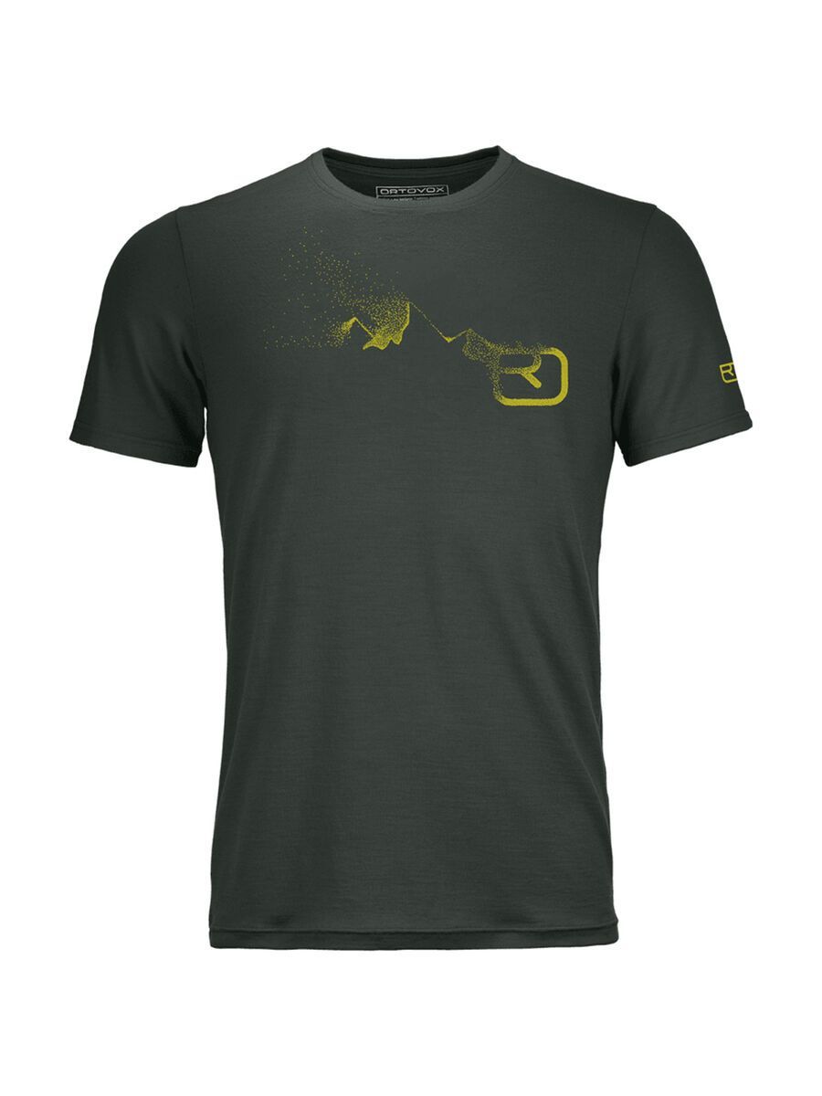 Ortovox 185 Merino Logo Spray TS M, green pine - Bild 1