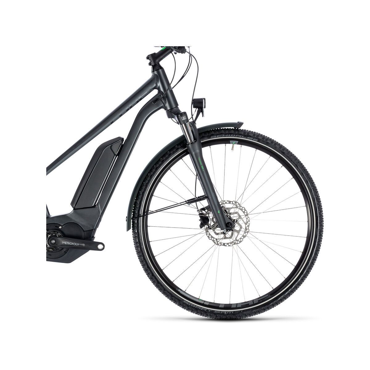 Cube Cross Hybrid Pro Allroad 500 Trapeze, grey´n´flashgreen - Bild 3