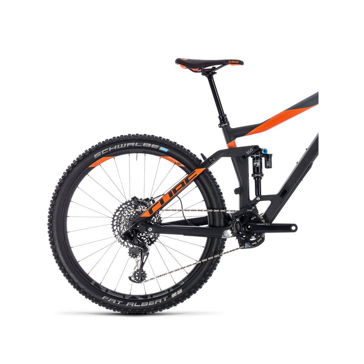 Cube Stereo 160 C:62 TM 27.5, carbon´n´orange - Bild 5