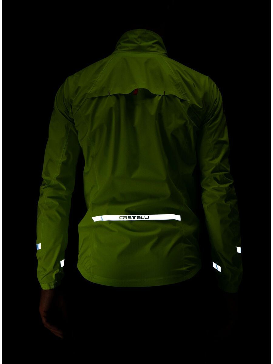 Castelli Emergency 2 Rain Jacket, electric lime - Bild 9