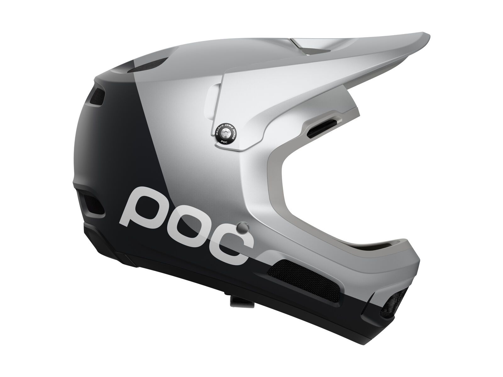 POC Coron Air MIPS, argentite silver/uranium black matt - Bild 3