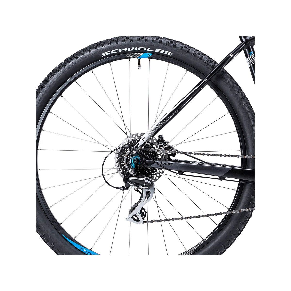Cube Aim SL 29, Black/grey/blue - Bild 4
