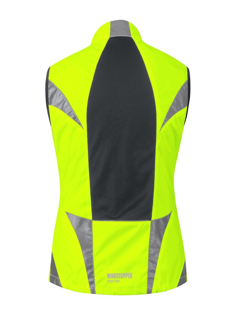 Gore Bike Wear Visibility Windstopper Active Shell Lady Weste, neon yellow - Bild 2