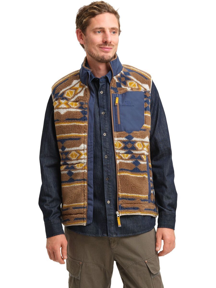Elevenate Men's Glacier Pile Vest, kelim - Bild 2