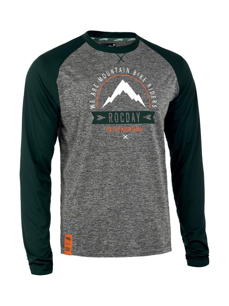 Rocday Mount Jersey, melange / dark green - Bild 1