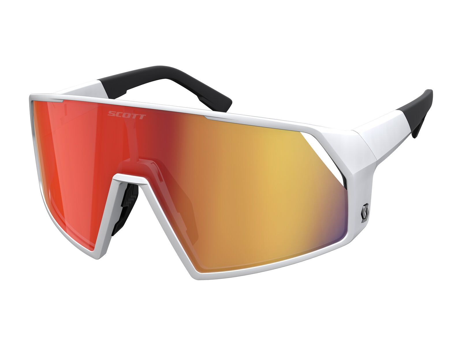 Scott Pro Shield, Red Chrome / white matt - Bild 1