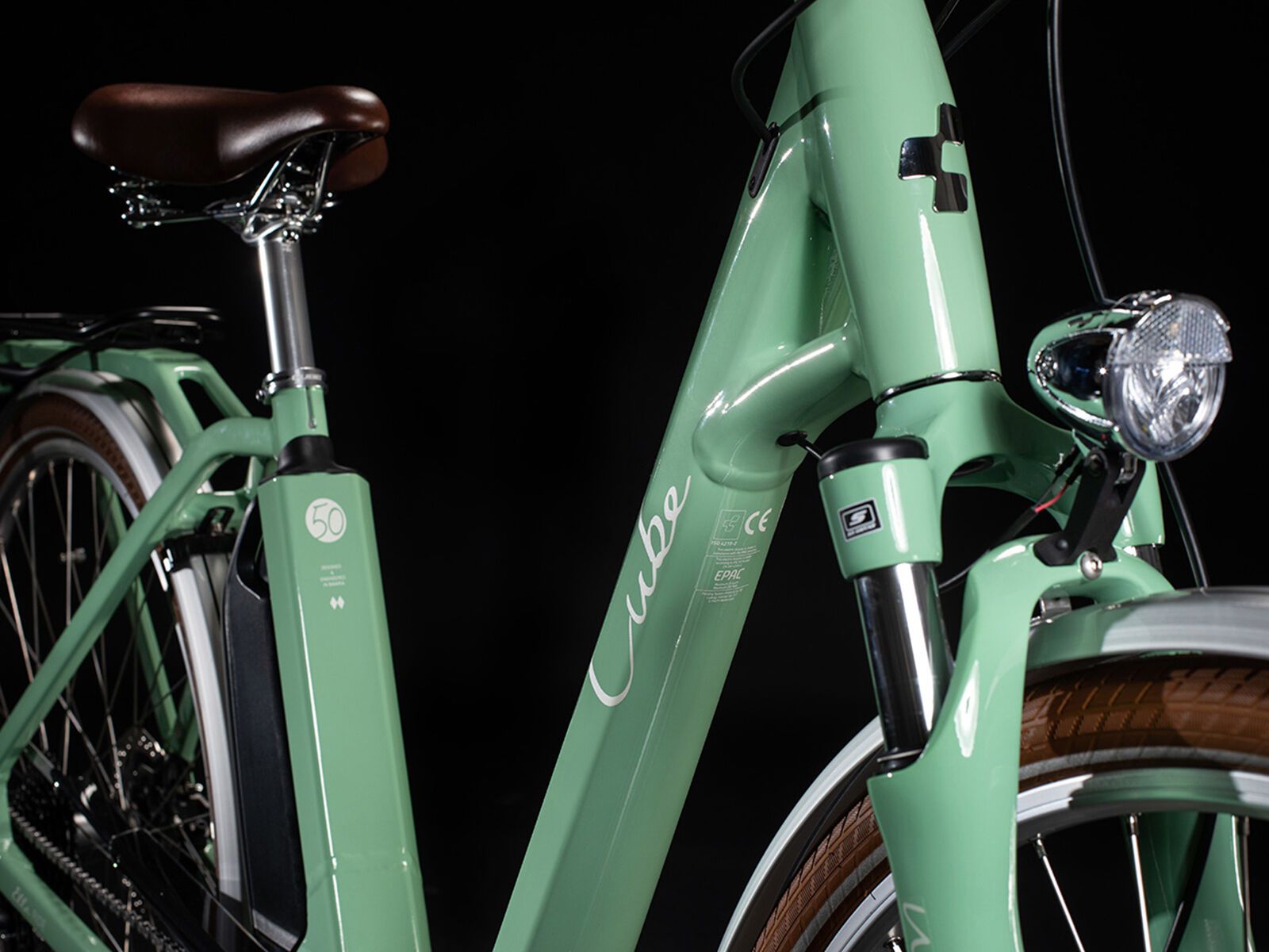 Cube Ella Ride Hybrid 400, green´n´white - Bild 3