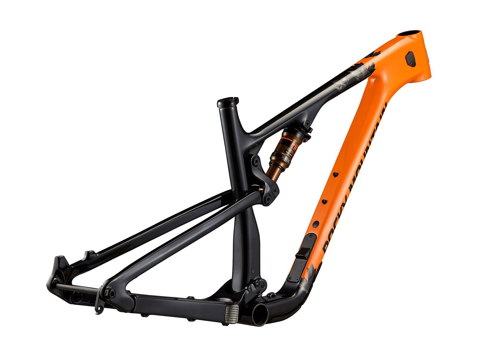 Rocky Mountain Element Carbon Frameset, fox racing orange/the man in black - Bild 4