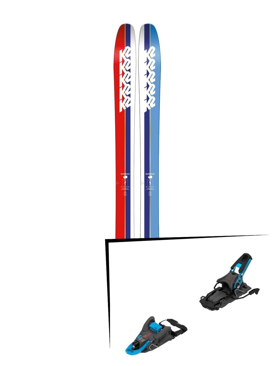 Set: K2 SKI Marksman 2019 + Salomon S/Lab Shift MNC blue/black - Bild 1