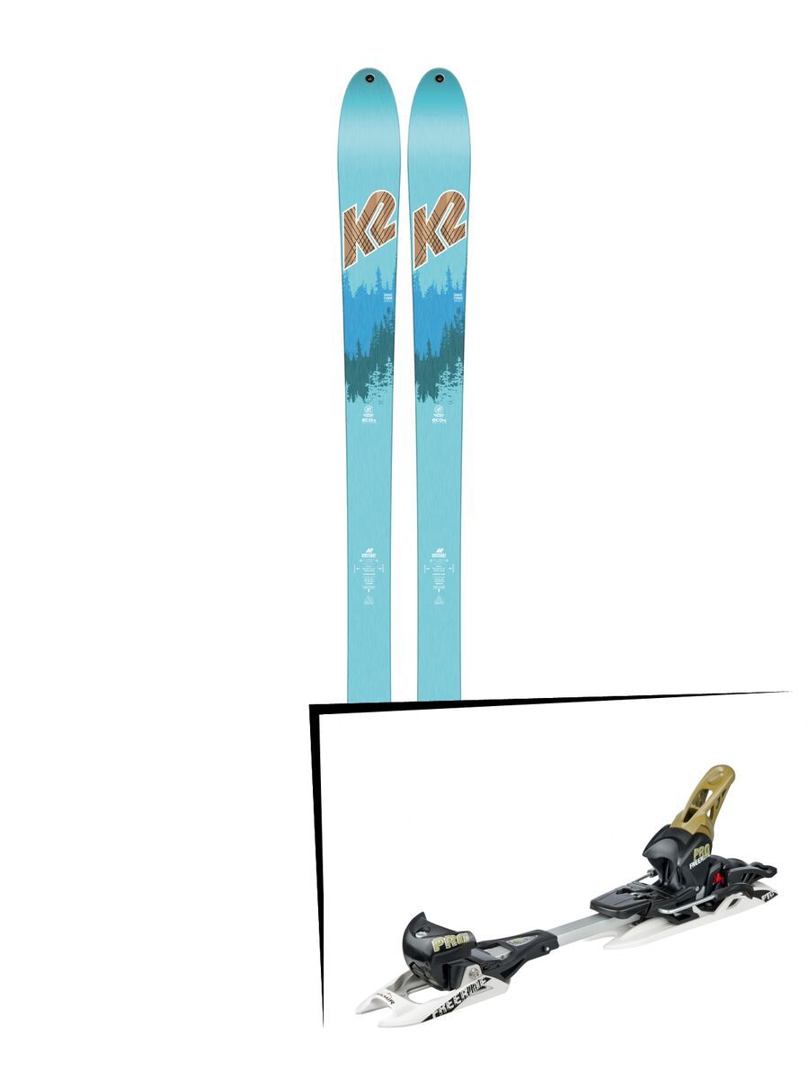 Set: K2 SKI TalkBack 82 ECOre 2018 + Fritschi Diamir Freeride Pro schwarz/oliv - Bild 1
