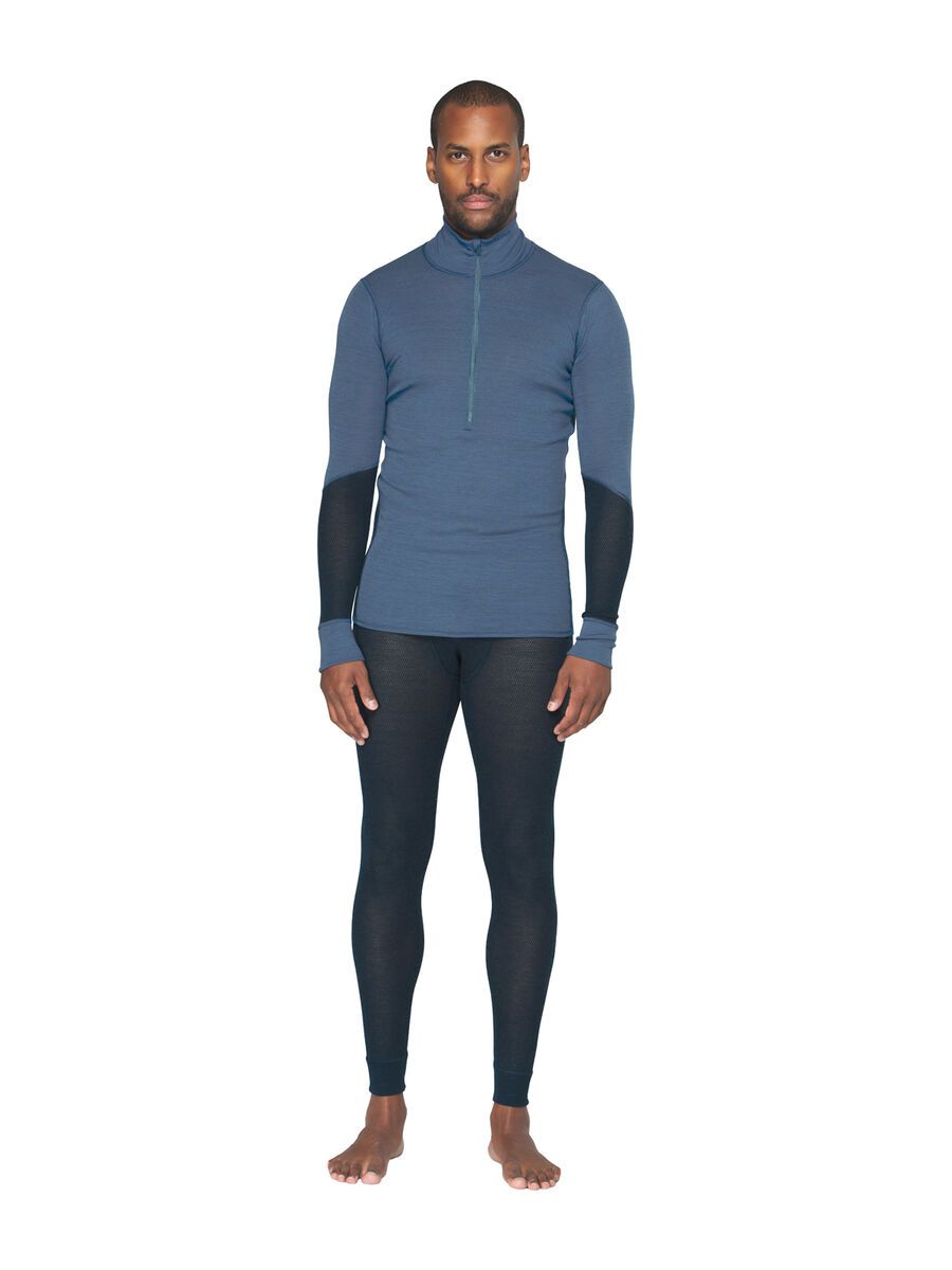 Devold Wool Mesh 190 Zip Neck Man, berry/ink - Bild 2