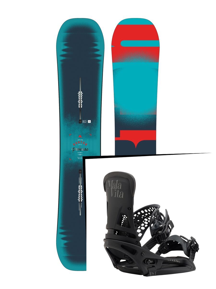 Set: Burton Process Flying V 2017 +  Malavita EST (1712858S) - Bild 1