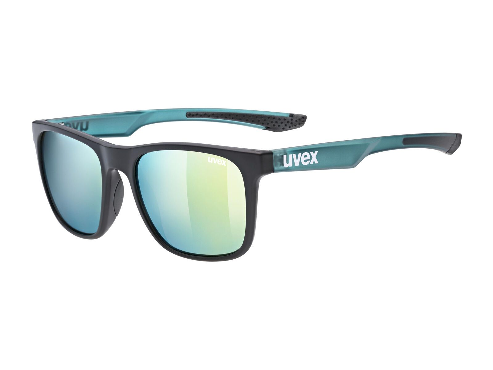 uvex lgl 42, black green mat/Lens: mirror yellow - Bild 1