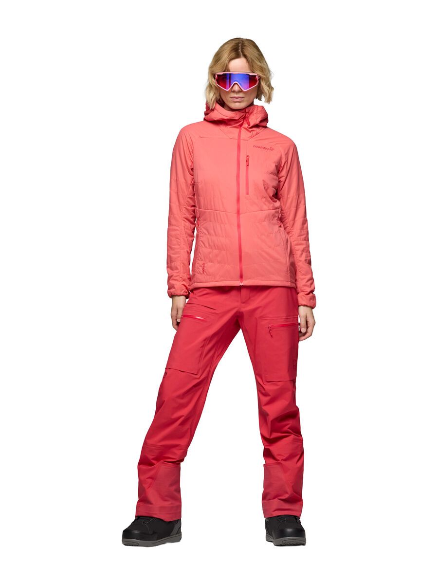 Norrona lyngen Alpha100 Zip Hood W's, calypso coral - Bild 4
