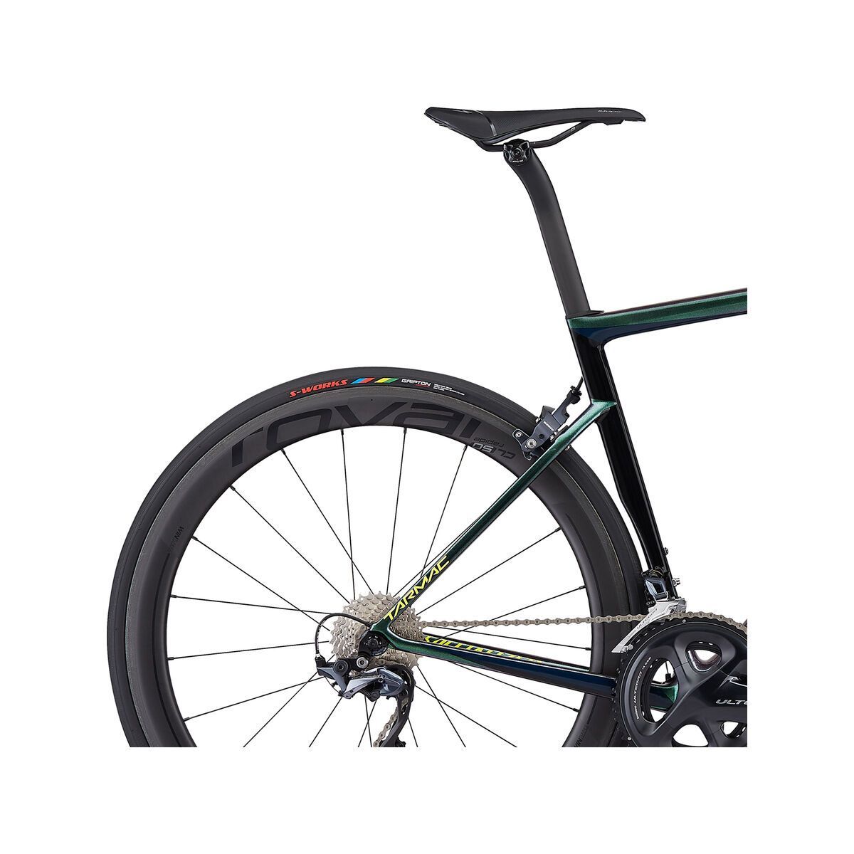 Specialized Tarmac Expert, gloss chameleon green/cast blue/tarmac black/team yellow - Bild 7