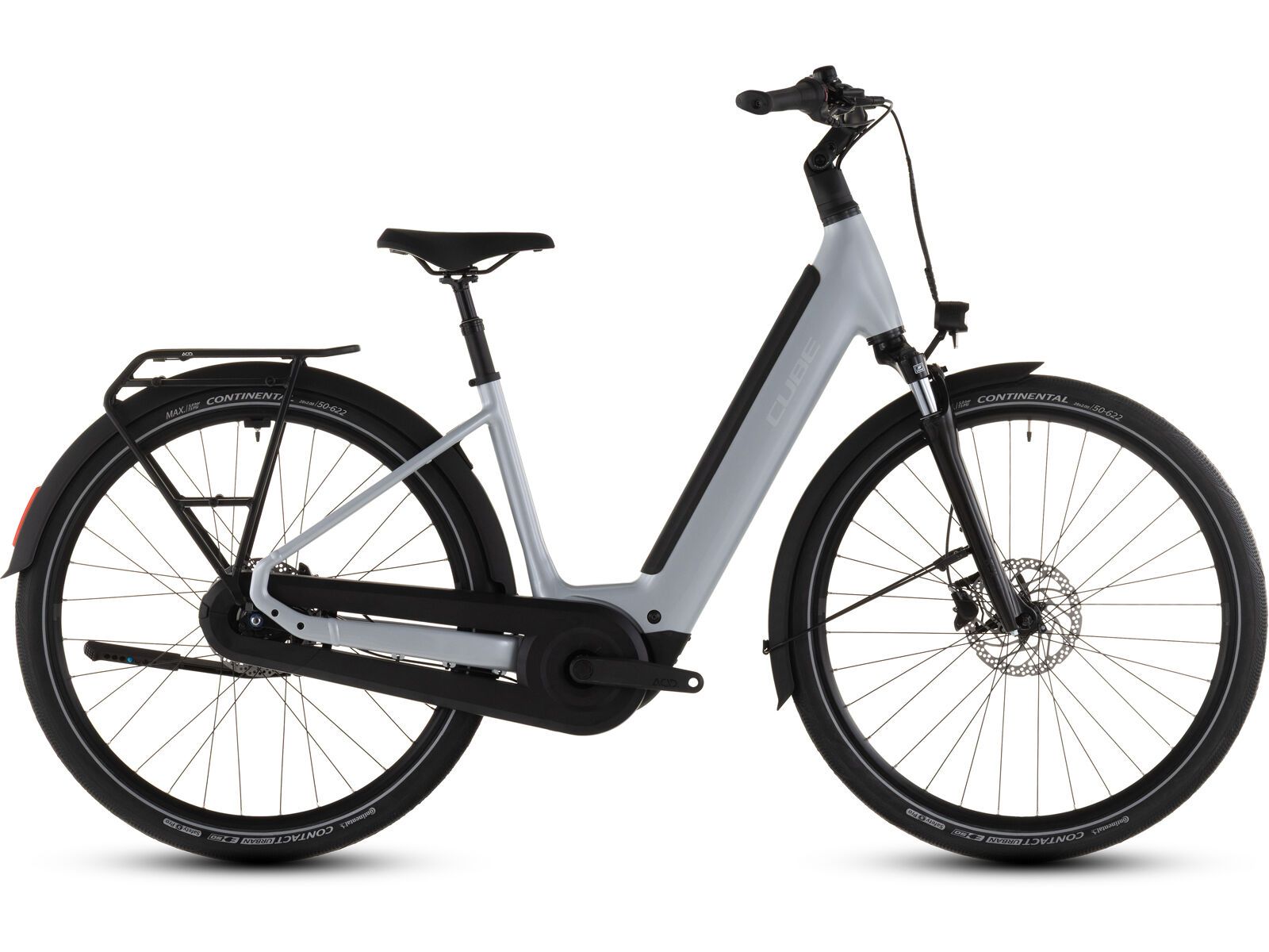 Cube Supreme Hybrid Comfort One 600 Easy Entry 26, foggrey´n´reflex - Bild 1